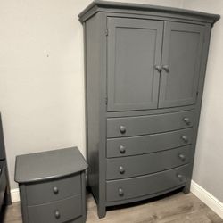 Bedroom Furniture (Armoire, nightstands, desk With drawers)