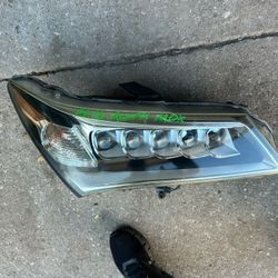 2014-16 ACURA MDX RH HEADLIGHT FULL LED OEM 