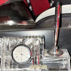 Waterford Clock Pen Holder