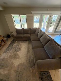 L-shaped couch