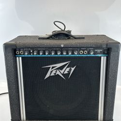 1990's Peavey Express 112 ~ 1x12in 65-Watt TransTube Guitar Combo ~ Blue Trim