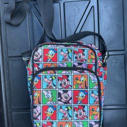 Disney Parks Mickey Mouse and Friends Canvas Crossbody Bag
