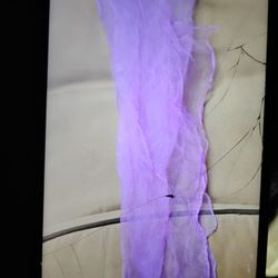 A Nice Purple See Through Women's Scarf 