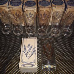 Vintage Duz And Libby Kitchen Glasses.. In The Box.. Selling As A Bundle. All Sales Final