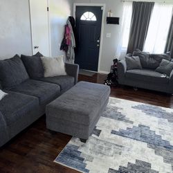 $375-Sofa Ottoman Love Seat- Sofa 93x39” Love Seat 60x39”