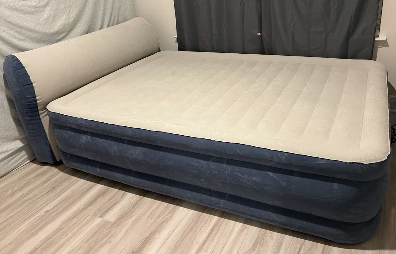 Sale Air Mattress Intex Queen With Headboard 18”