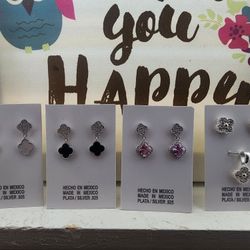 Aretes En Plata 925 Real..