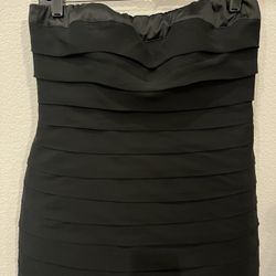 The Limited Black Strapless Bodycon Cocktail Dress