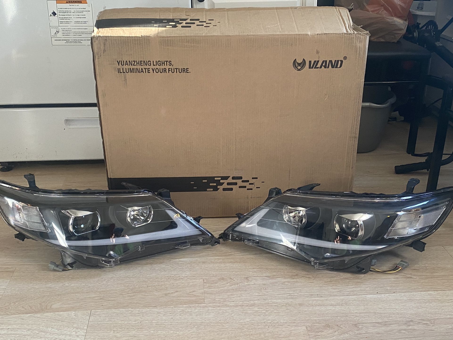 Vland 2 Headlights Toyota Camry 2012 - 2015