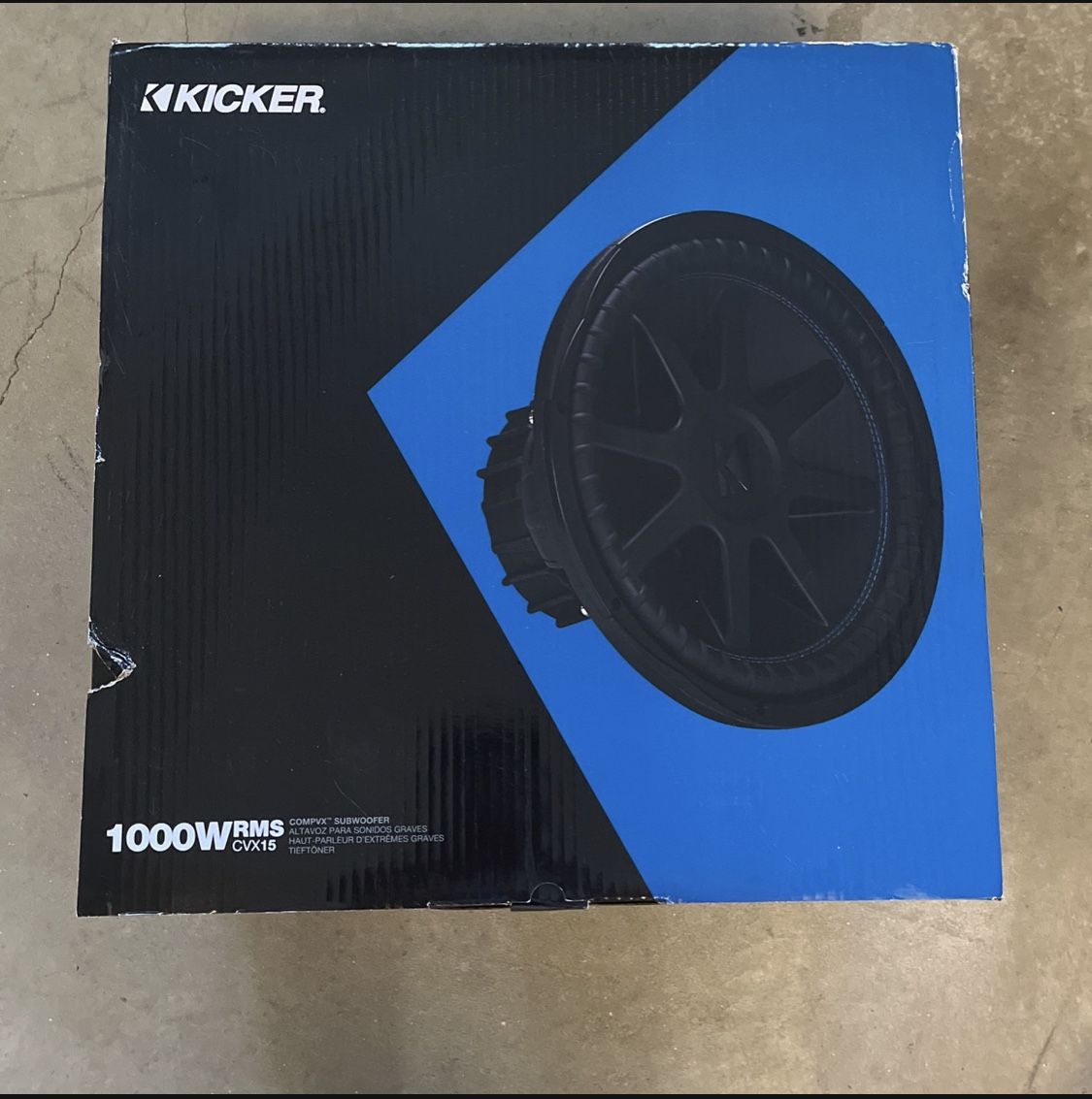 Kicker CVX 15” Subwoofer 44CVX154 Brand New