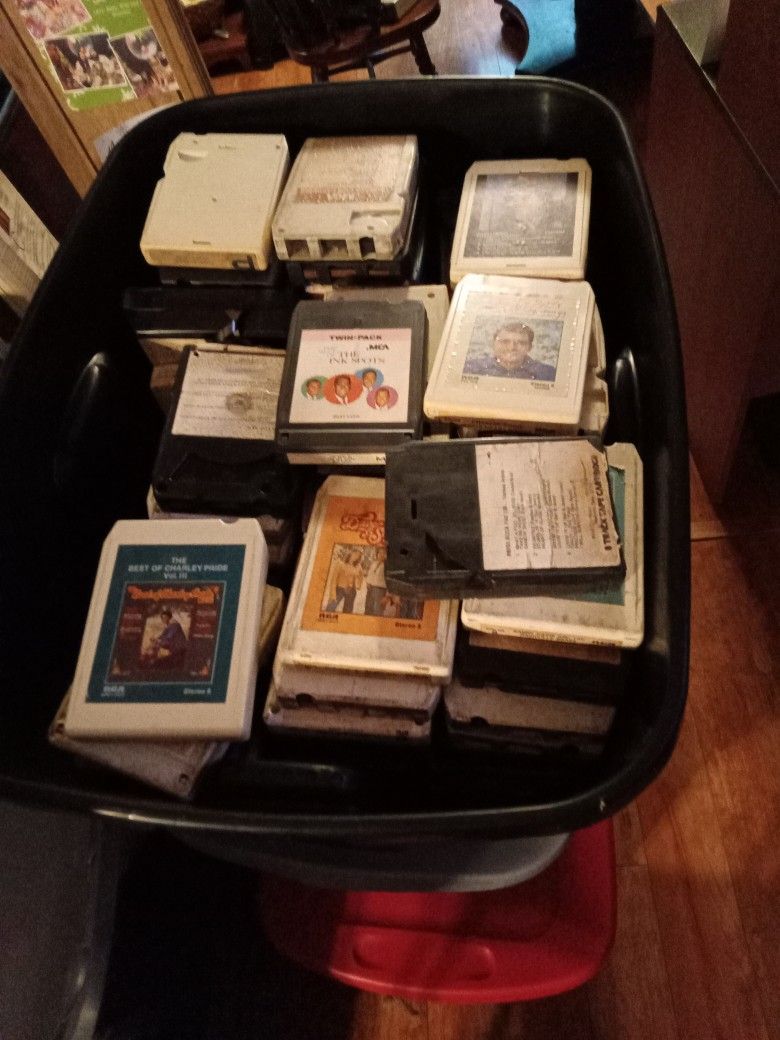 Hundreds Of 8 Track Tapes
