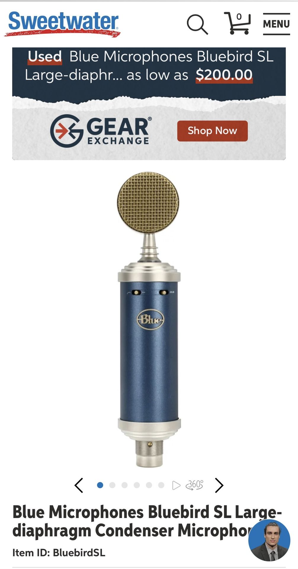 Blue Bird Condenser Microphone