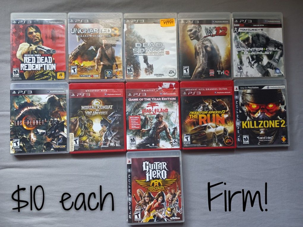 PS3 Games Lot!