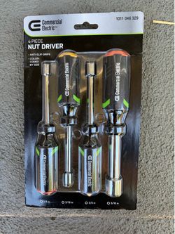 Commercial Electric 4-Piece Nut Driver