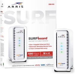 ARRIS® Surfboard® SB6183 Cable Modem, White
In very good condition and working as designed