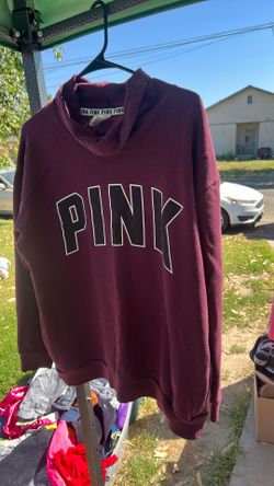 pink sweater size l