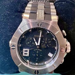 Renato Diamond Chronograph Mens Calleziani Collection Limited Edition 483/500 Quartz  Watch