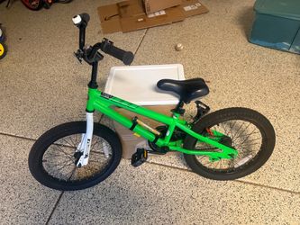 Kids BMX Freestyle Bike Green