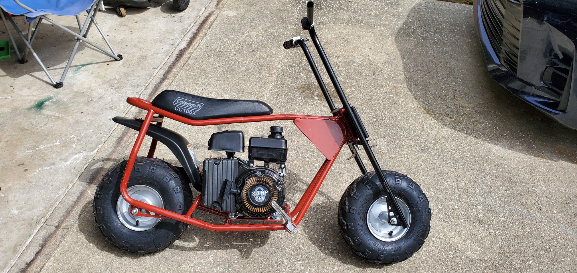 Never used Rolling mini bike chassis