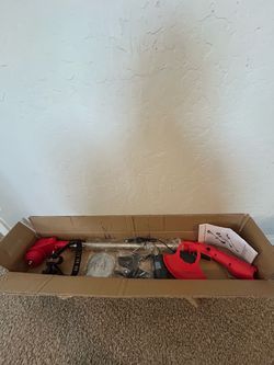 Mini electric weedeater