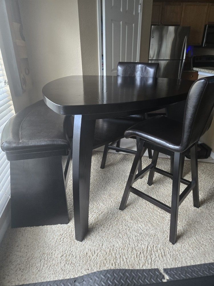Dining Room Table with 2 chairs and 1 Bench
