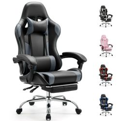 Gaming ergonomic chair high back office chair with lumbar support and adjustable armrest swivel