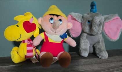 Vintage Disney and Peanuts Plush Toys (3)