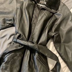 Leather Coat 