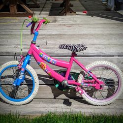 16 Inch Girls Kids Bike