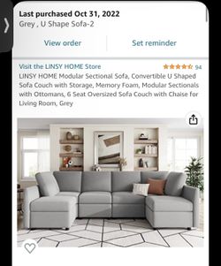 Sectional couch, Optional Configurations. Great Condition