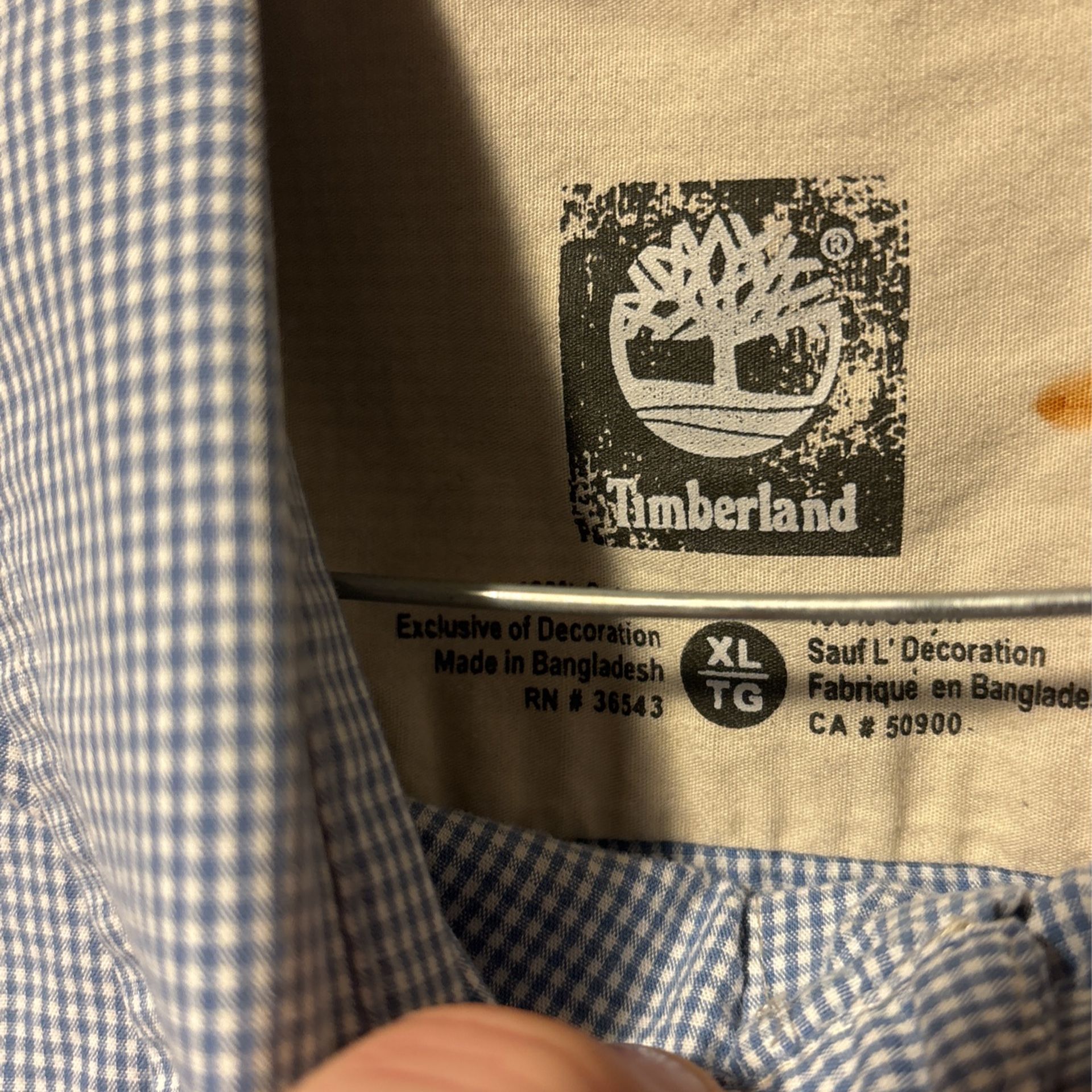 MENS XL TIMBERLAND DRESS SHIRT