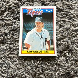1988 Topps #26 Kirk Gibson - Detroit Tigers - Outfield