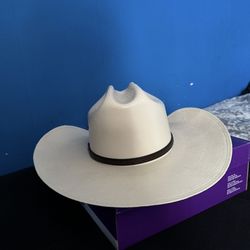 Ivory Western Straw Cowboy Hat – Wide Brim