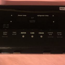 #1614 FRIGIDAIRE REFRIGERATOR DISPENSER CONTROL BOARD W/ PANEL -  PART# 241973704