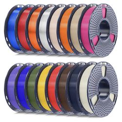 PLA Filament Set of 16 Rolls