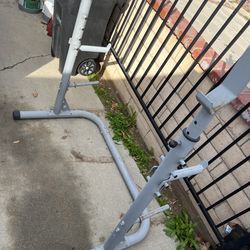 Bench press weight rack
