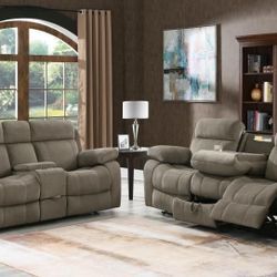 New Recliner Sofa And Recliner Loveseat 