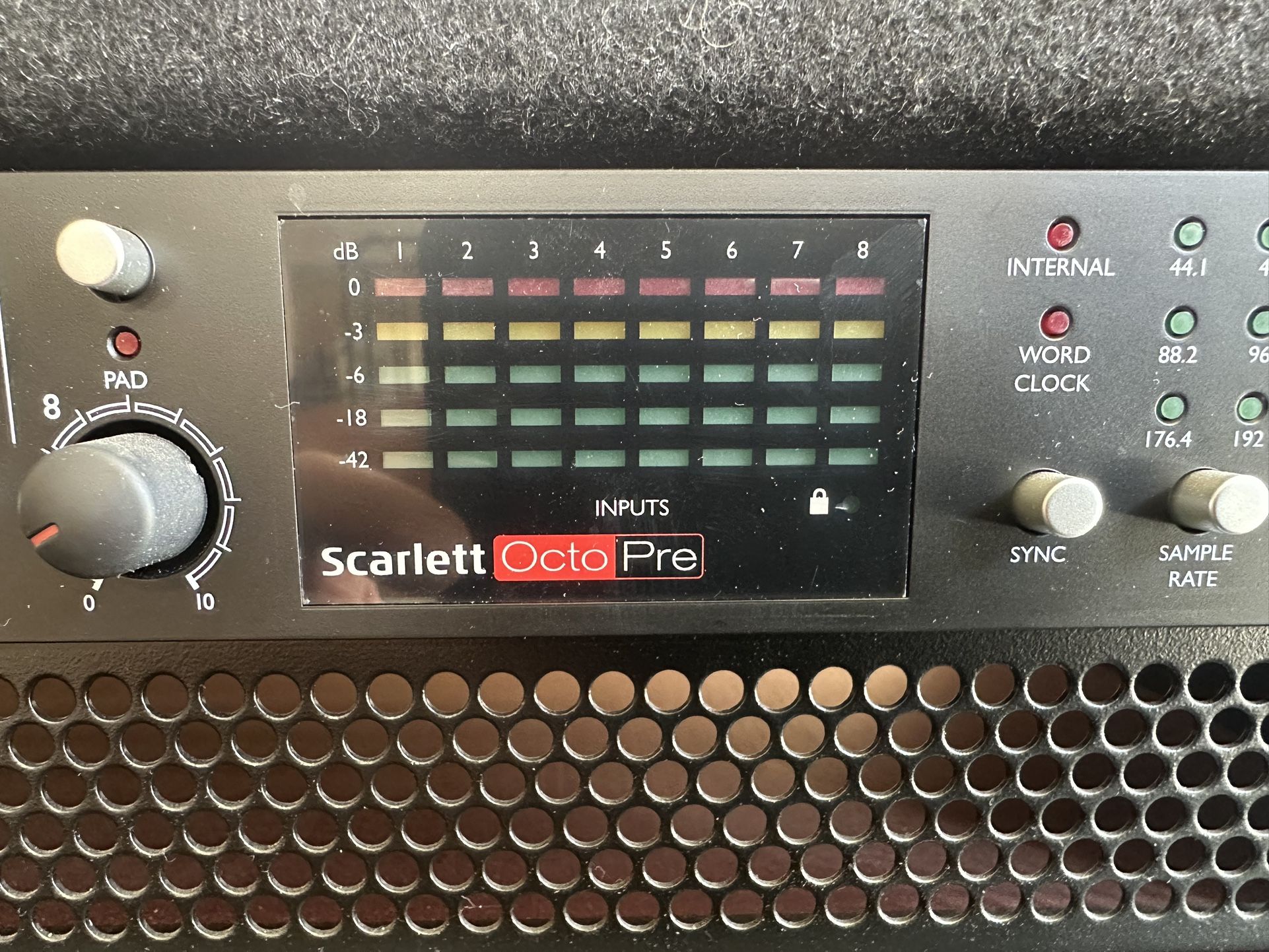 Scarlett Octo-Pre 8-Channel Mic Expansion, Like New!