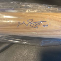 Grady Sizemore Signed Baseball Bat 