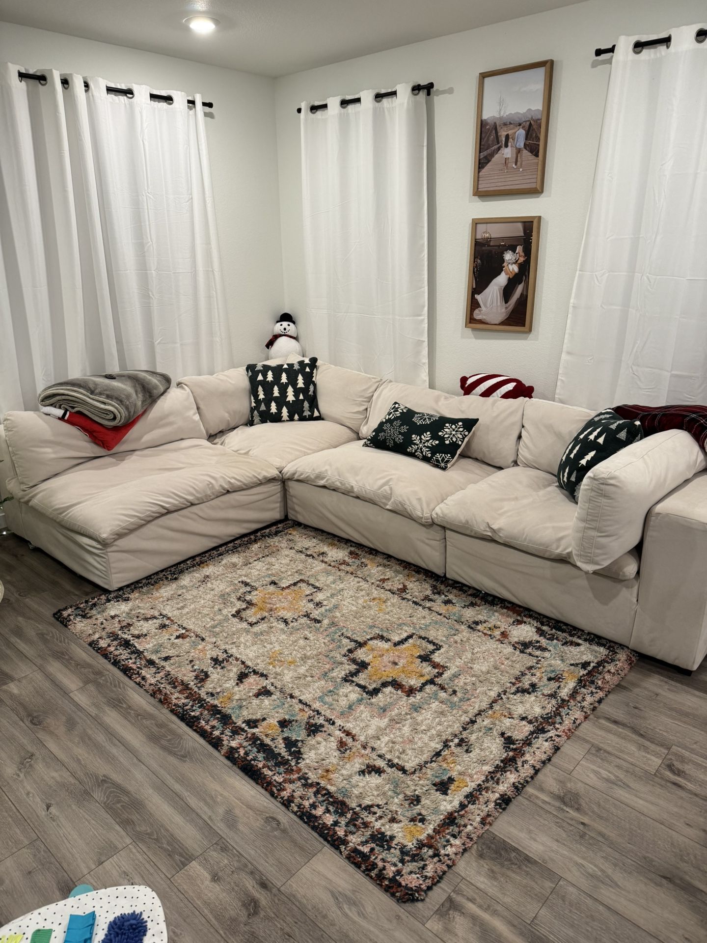 Cream Sectional