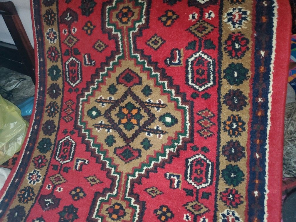 Antique Family Heirloom Handknotted Oriental Rug