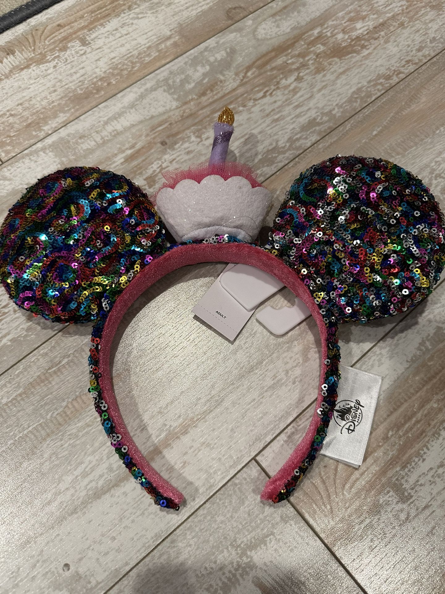 Mickey Ears Birthday Colorful Sequin