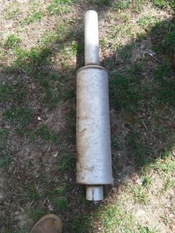 Tractor muffler for case or international harvester