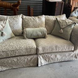 Sofa, Love Seat, 2 Wing Chairs W Pillows