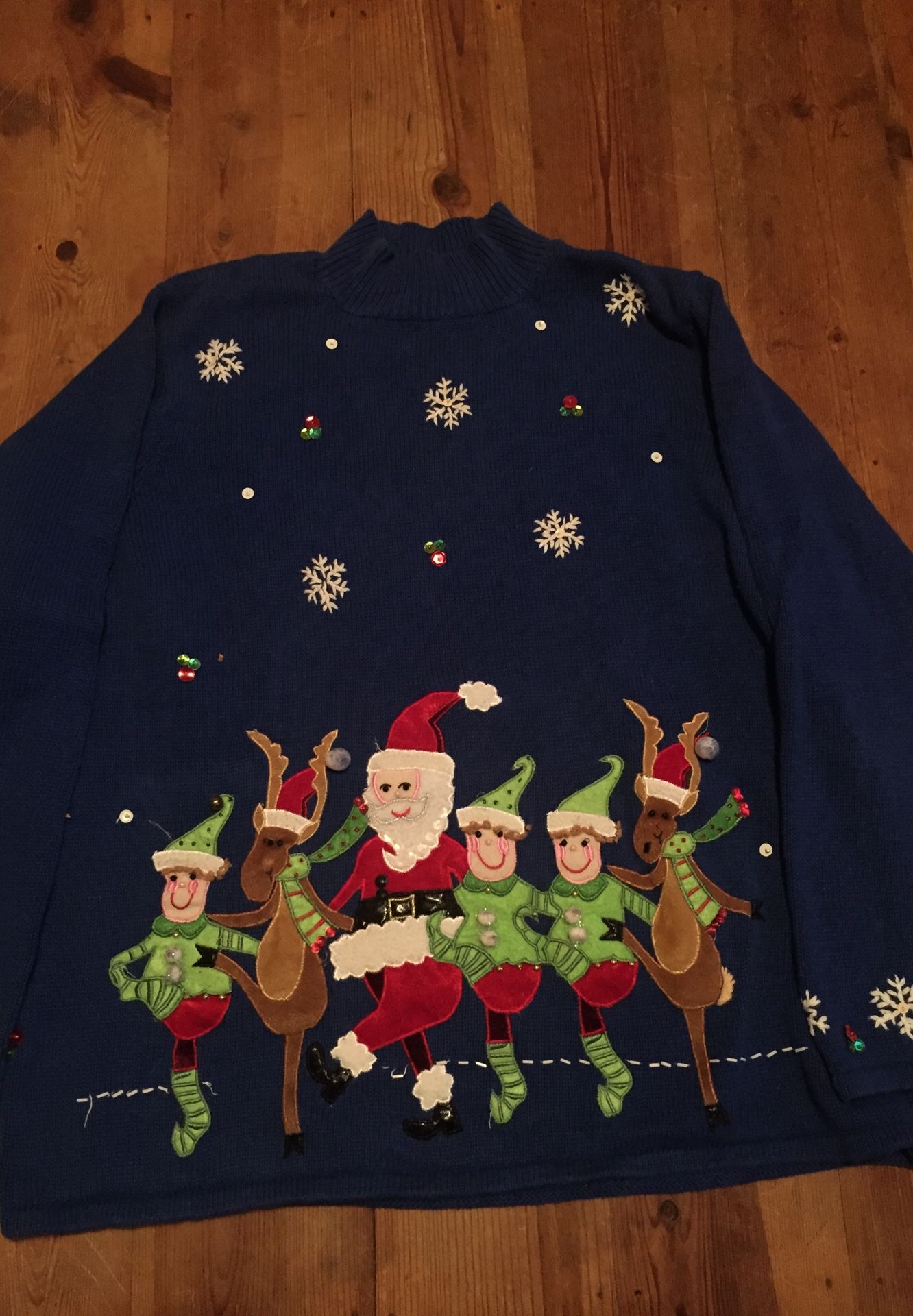 Ugly Christmas Sweater Winner !!