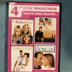 DVD NO PROBLEMS Used Four movie collection please see photo for all names of the movies listed in the photo