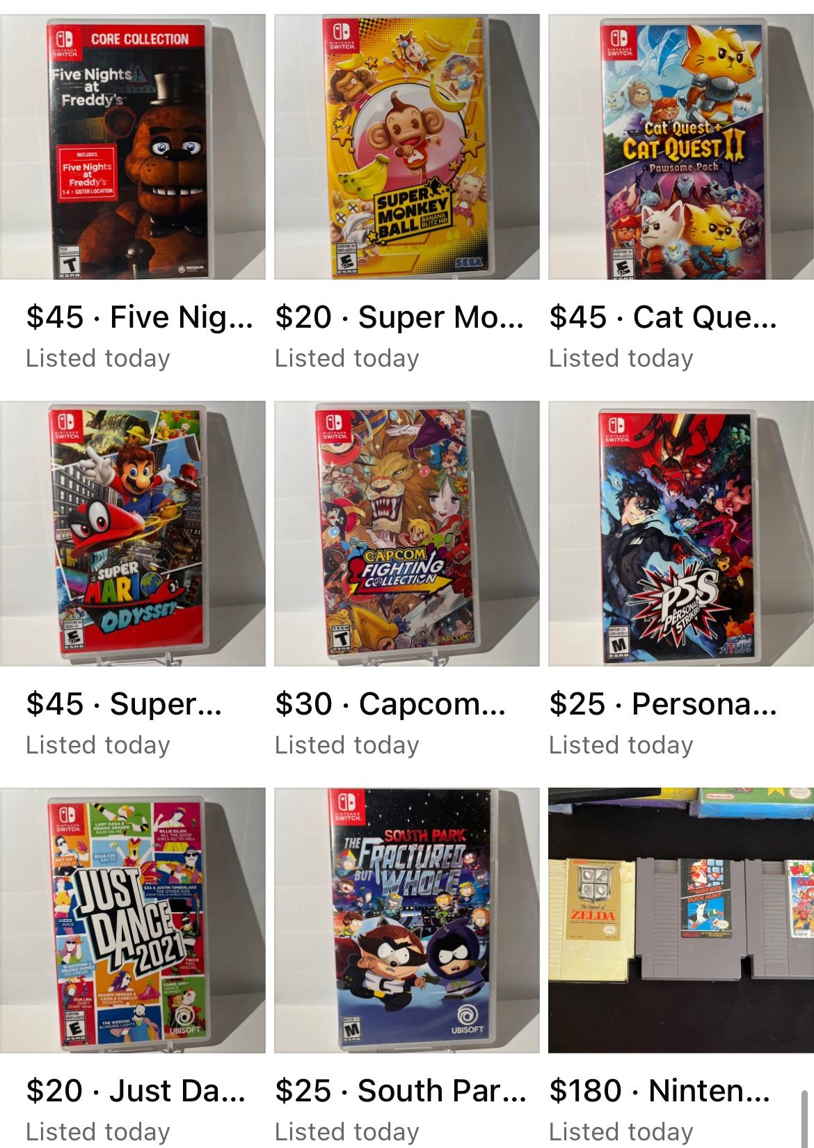 Nintendo Switch Games