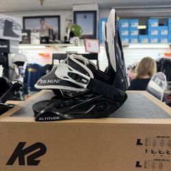 extra small rider, kids snowboard bindings certified with warranty located at in city snowboards