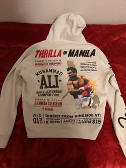 Shoe palace X Muhammad Ali limited edition hoodie