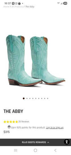 Rujo Western Boots, The ABBY, Women Size 9.5